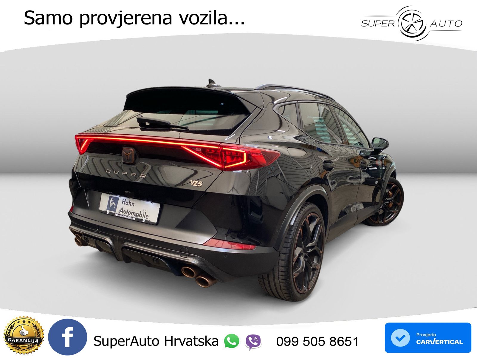 Cupra Formentor VZ5 2.5 TSI (390 KS) 4Drive DSG LED+GR SJED+ACC