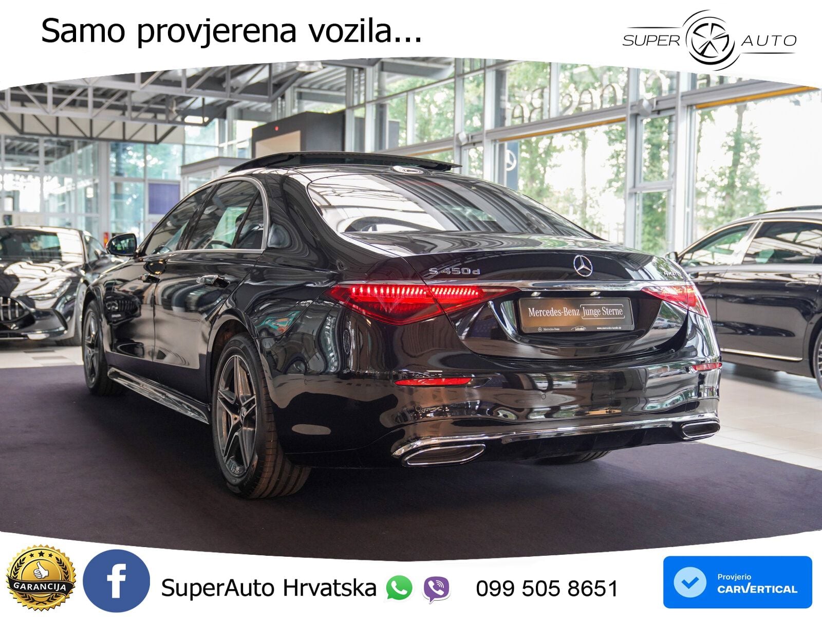 Mercedes S 450d (367 KS) EQ Boost 4MATIC 9G-TRONIC AMG ACC+HEAD+4xGR SJED+360+PANO