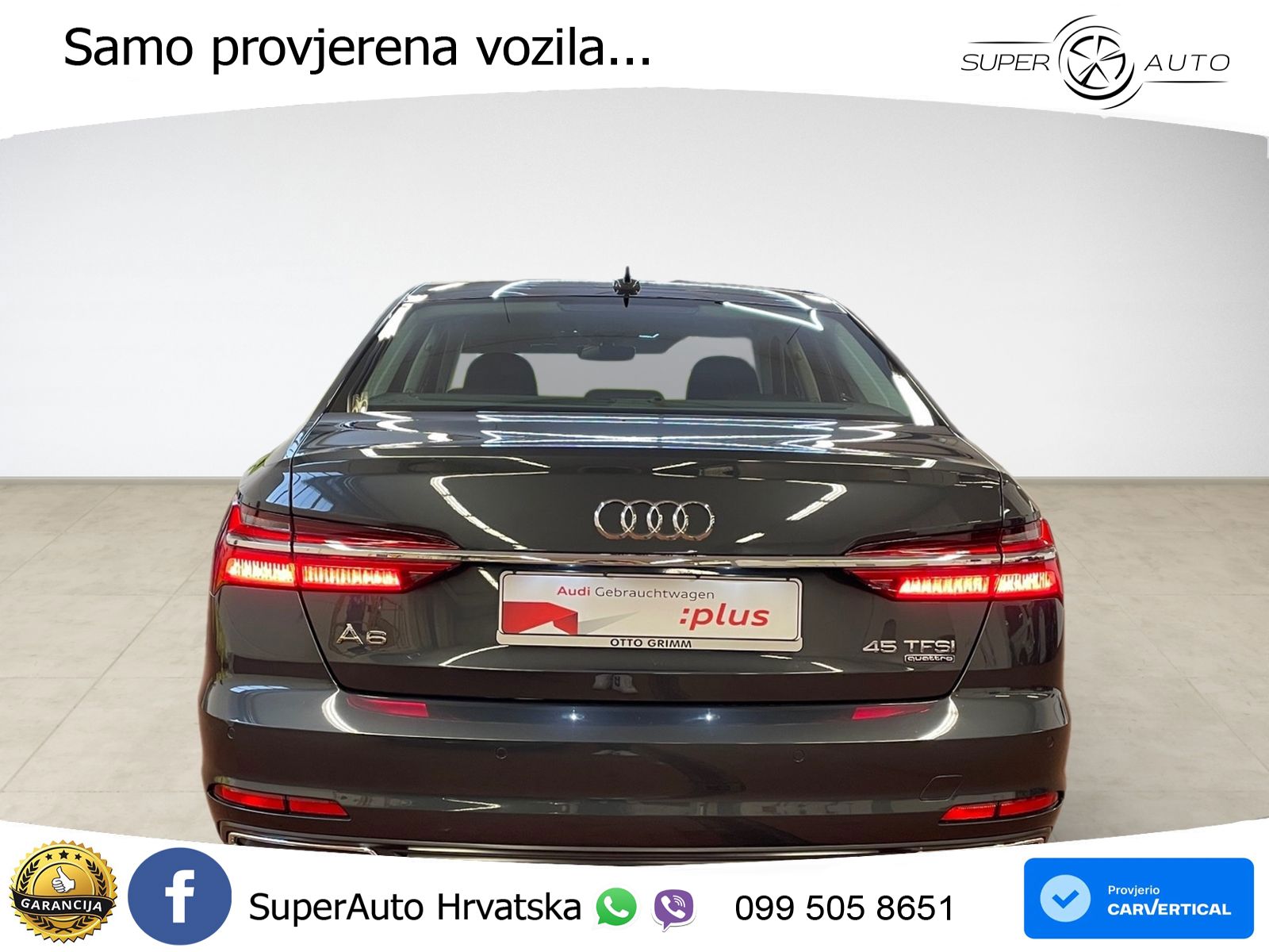 Audi A6 45 TFSI (265 KS) quattro ultra S tronic LED+GR SJED+ACC