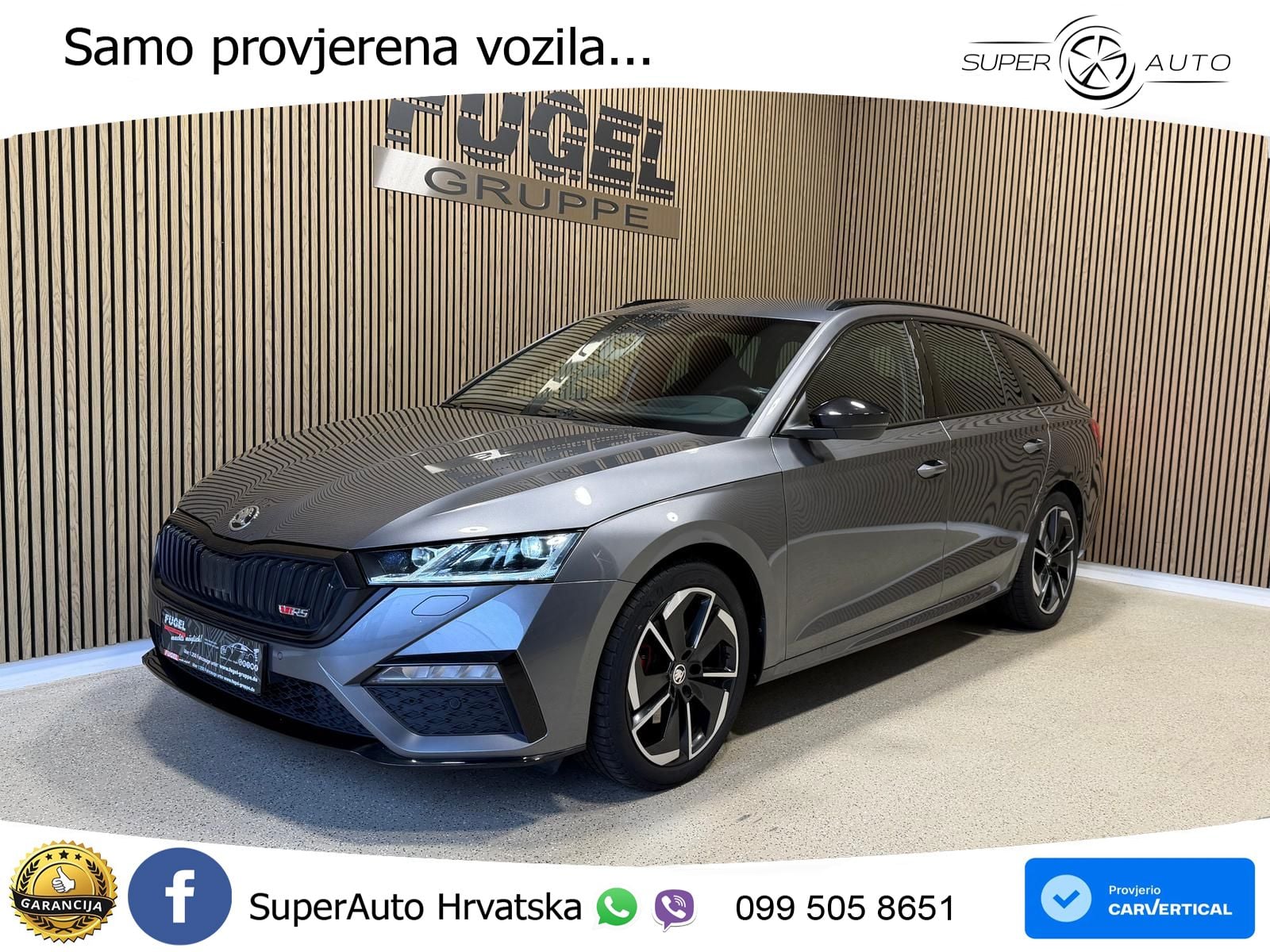 Škoda Octavia Combi RS 2.0 TDI (200 KS) DSG LED+GR SJED+ACC