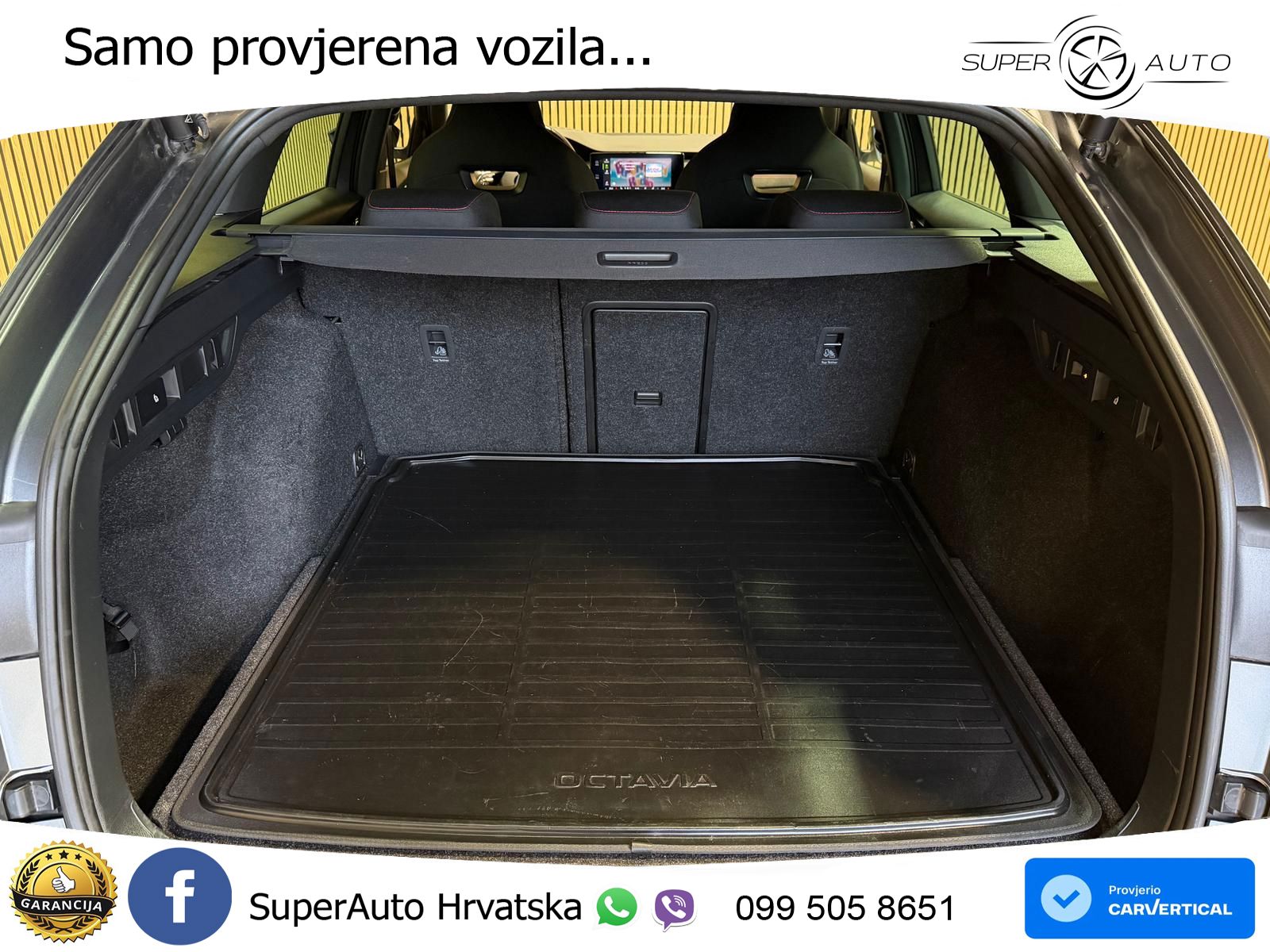 Škoda Octavia Combi RS 2.0 TDI (200 KS) DSG LED+GR SJED+ACC