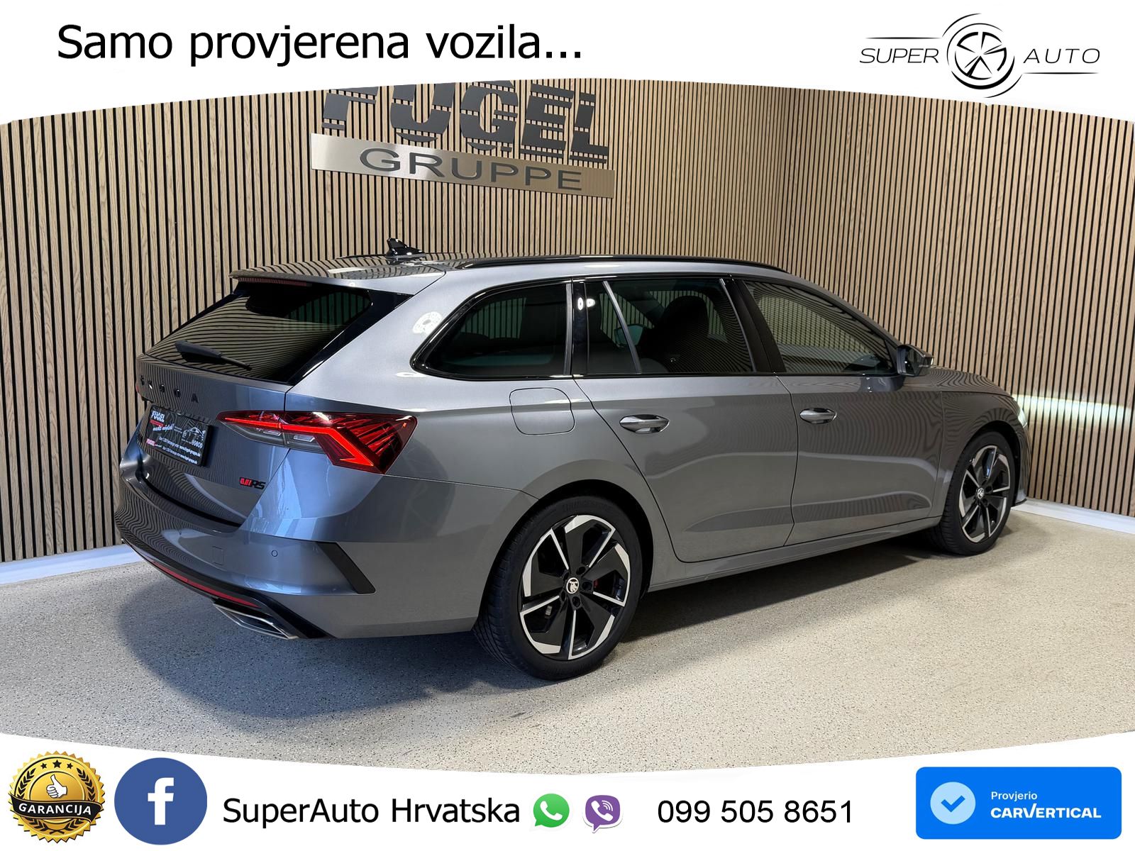 Škoda Octavia Combi RS 2.0 TDI (200 KS) DSG LED+GR SJED+ACC