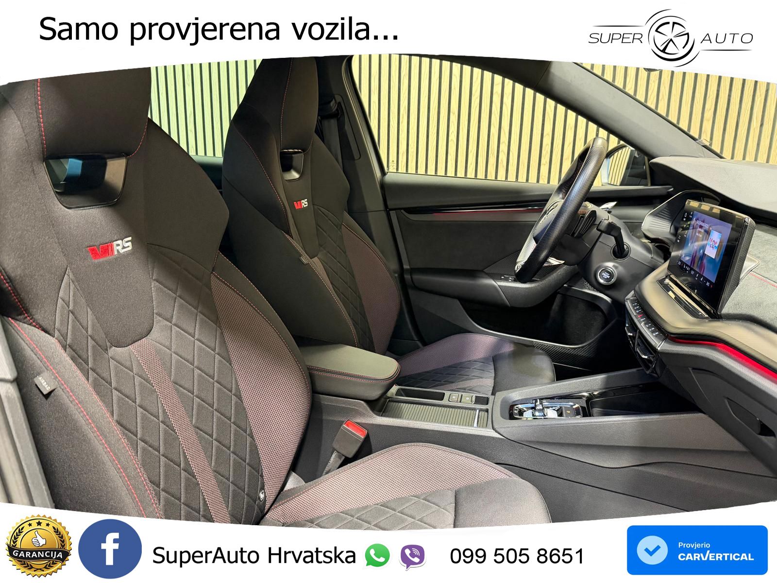 Škoda Octavia Combi RS 2.0 TDI (200 KS) DSG LED+GR SJED+ACC