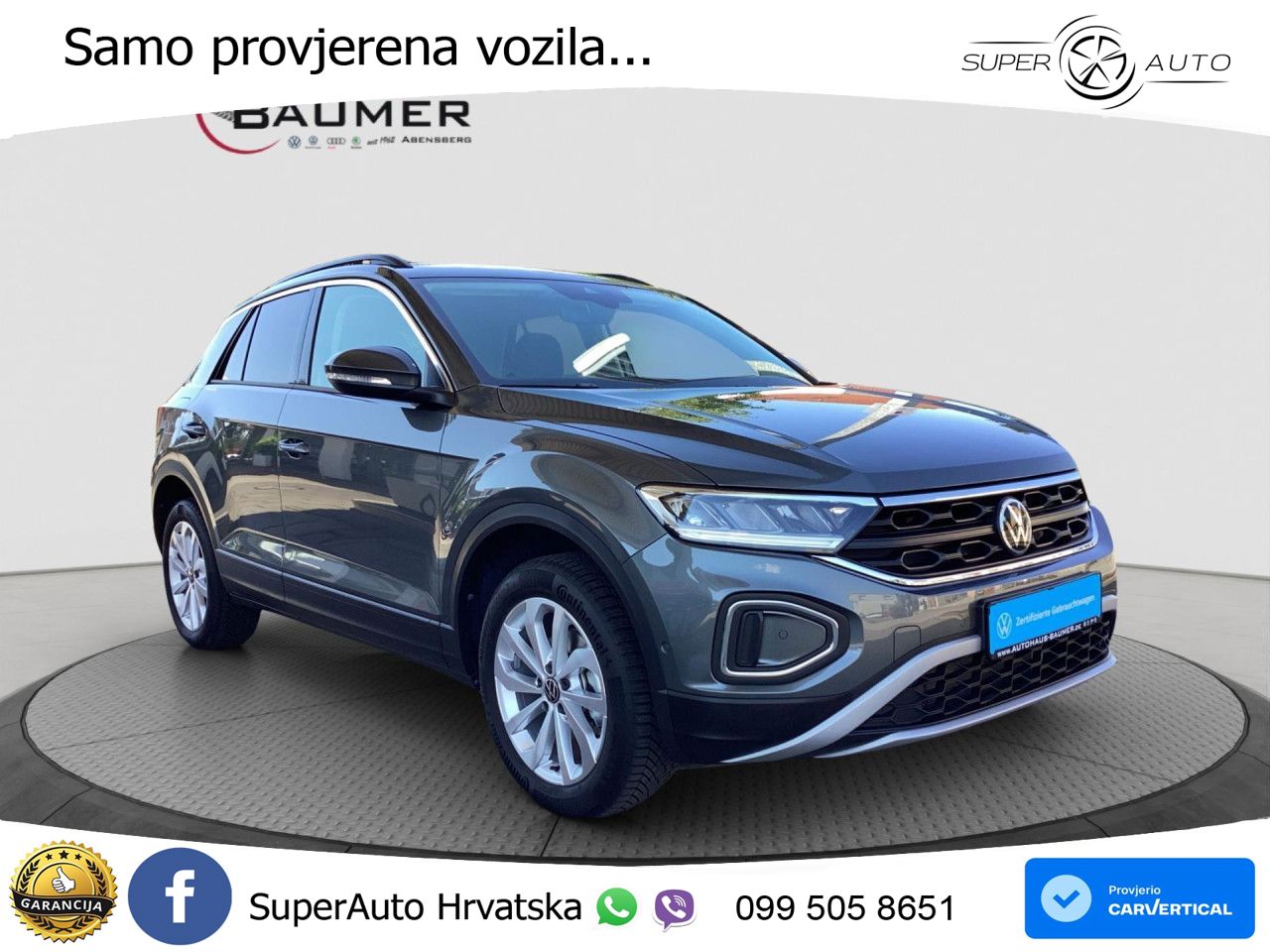 Volkswagen T-Roc 1.5 TSI (150 KS) DSG LED+GR SJED+ACC