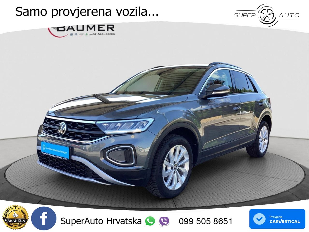 Volkswagen T-Roc 1.5 TSI (150 KS) DSG LED+GR SJED+ACC