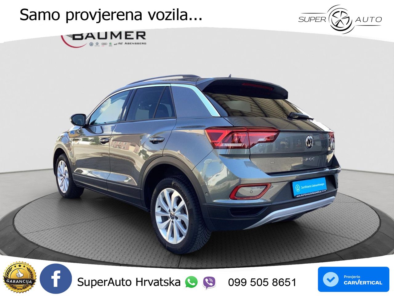 Volkswagen T-Roc 1.5 TSI (150 KS) DSG LED+GR SJED+ACC