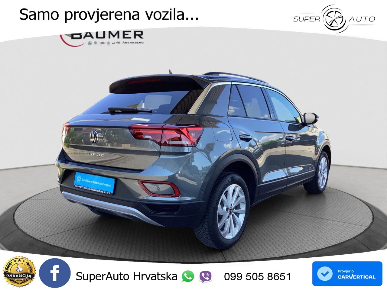 Volkswagen T-Roc 1.5 TSI (150 KS) DSG LED+GR SJED+ACC