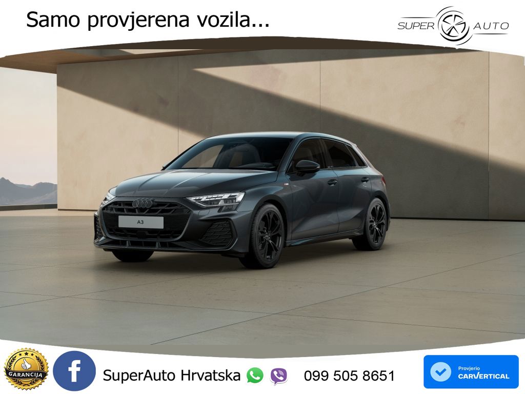 Audi A3 35 TFSI (150 KS) S tronic S line LED+GR SJED+ACC