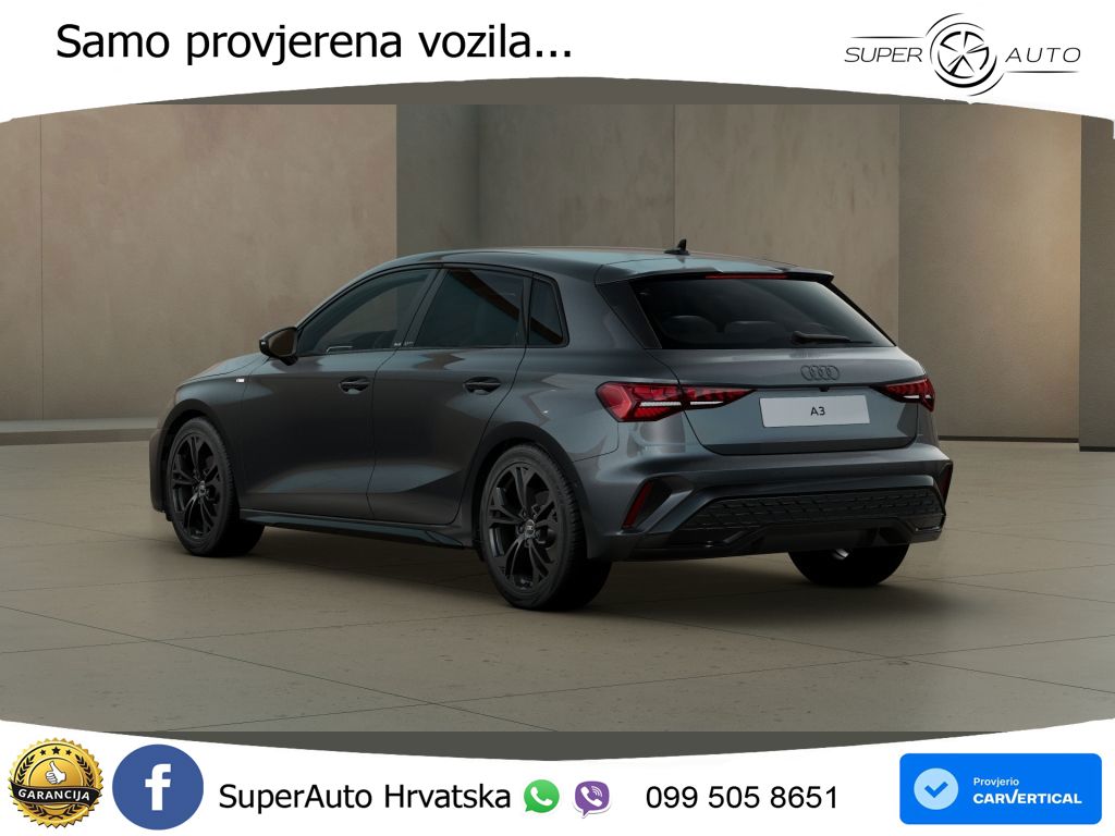 Audi A3 35 TFSI (150 KS) S tronic S line LED+GR SJED+ACC