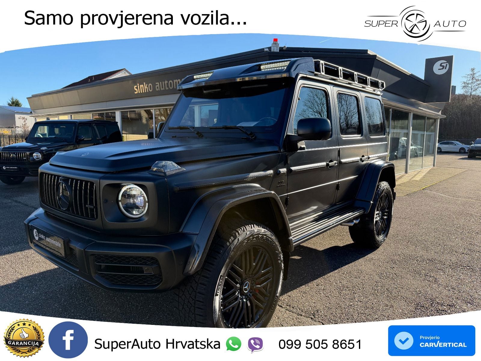 Mercedes AMG G 63 Long V8 (585 KS) 4MATIC 9G-TRONIC AMG SPEEDSHIFT TCT