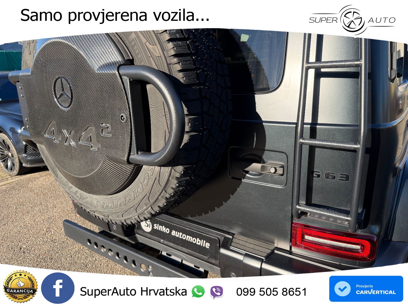 Mercedes AMG G 63 Long V8 (585 KS) 4MATIC 9G-TRONIC AMG SPEEDSHIFT TCT