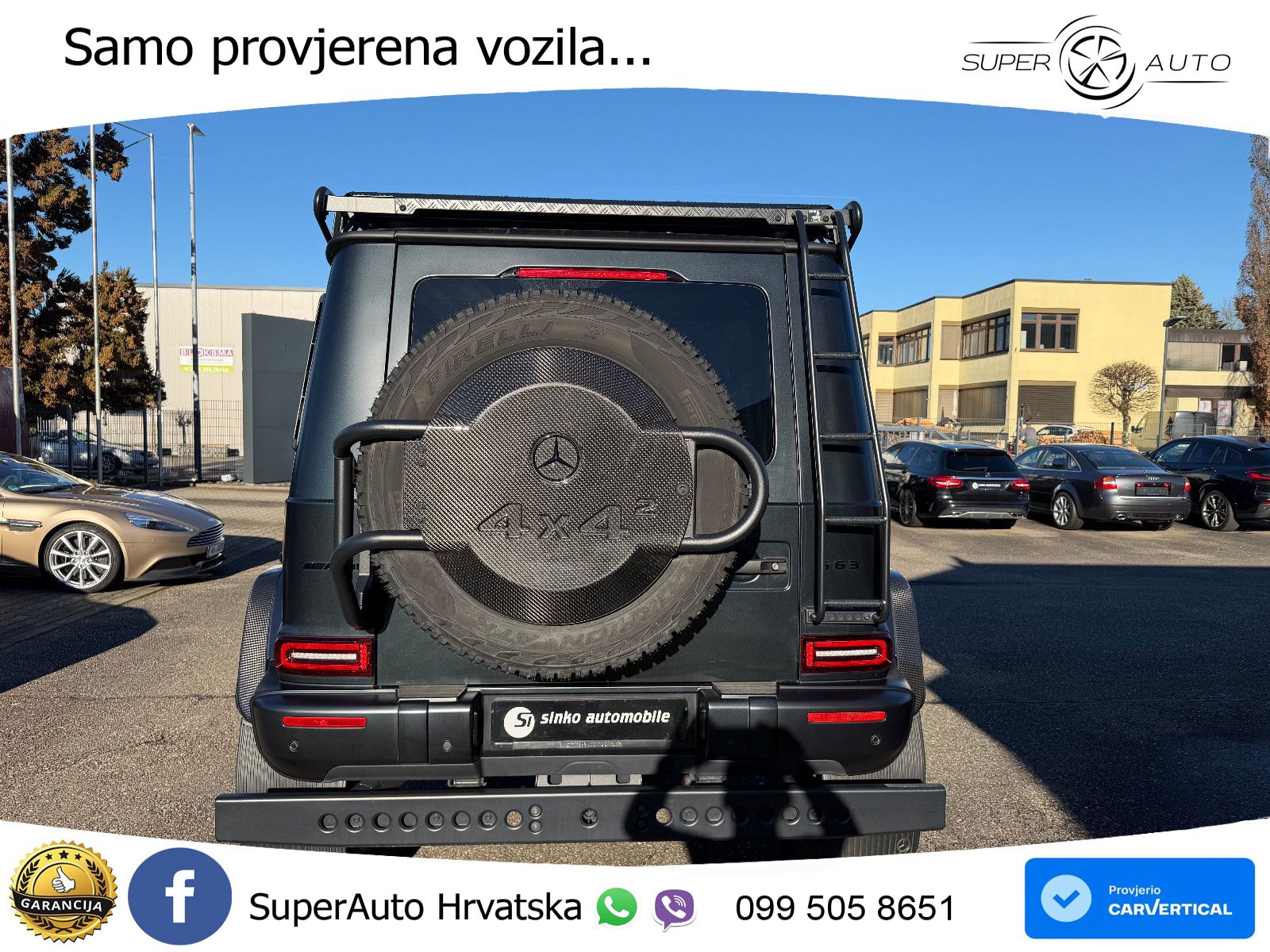Mercedes AMG G 63 Long V8 (585 KS) 4MATIC 9G-TRONIC AMG SPEEDSHIFT TCT