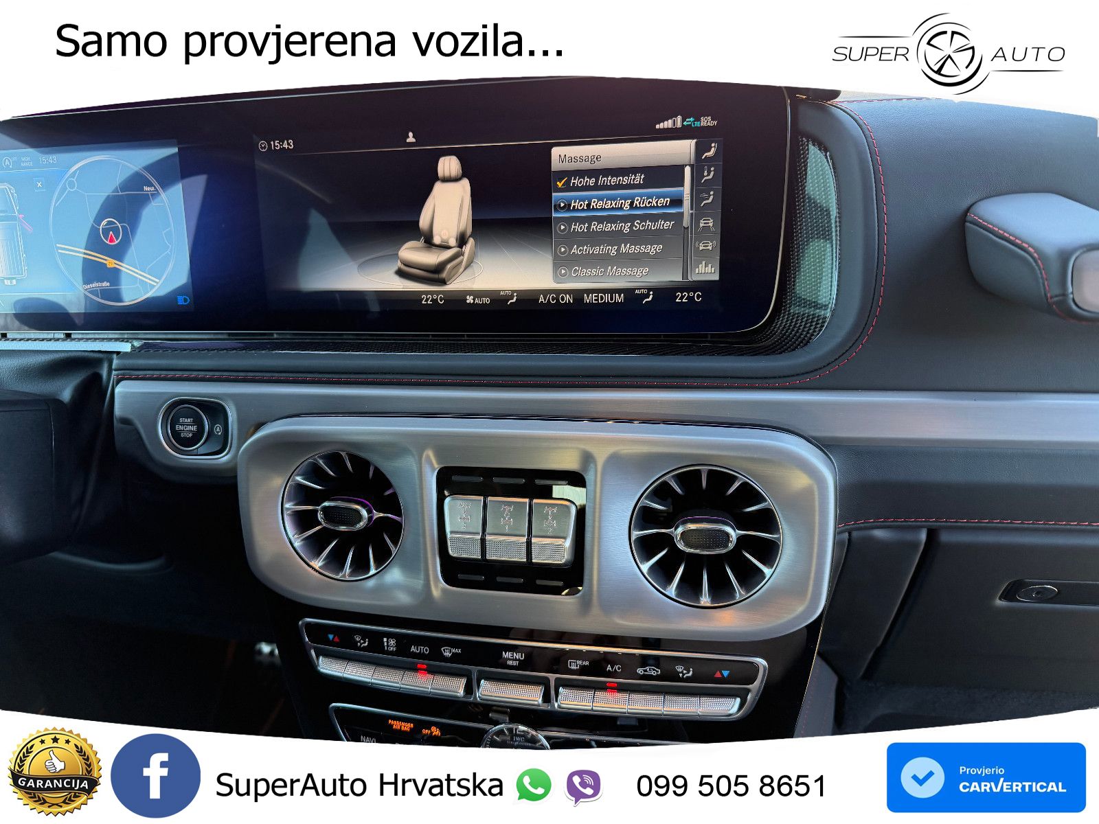 Mercedes AMG G 63 Long V8 (585 KS) 4MATIC 9G-TRONIC AMG SPEEDSHIFT TCT