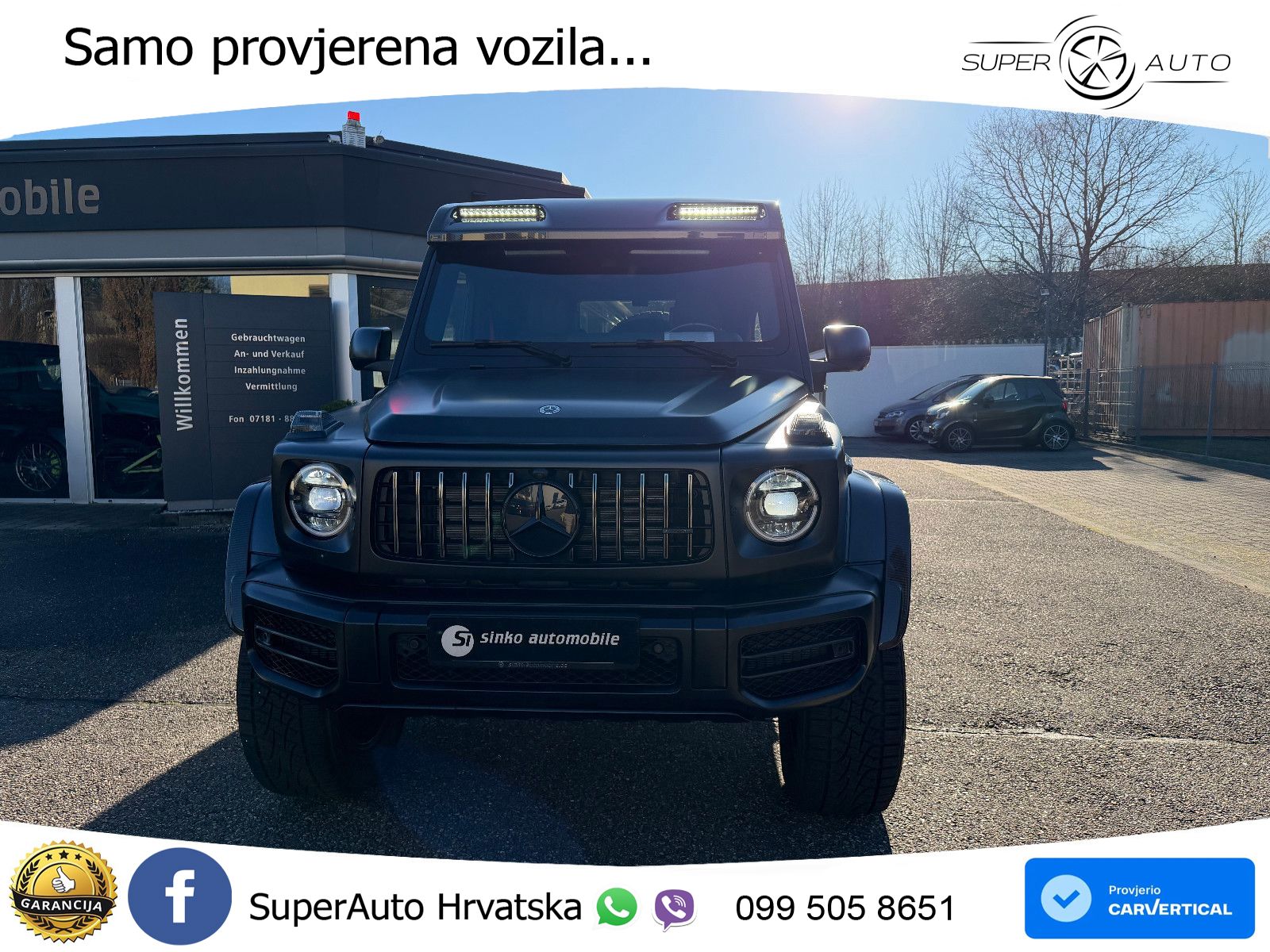 Mercedes AMG G 63 Long V8 (585 KS) 4MATIC 9G-TRONIC AMG SPEEDSHIFT TCT
