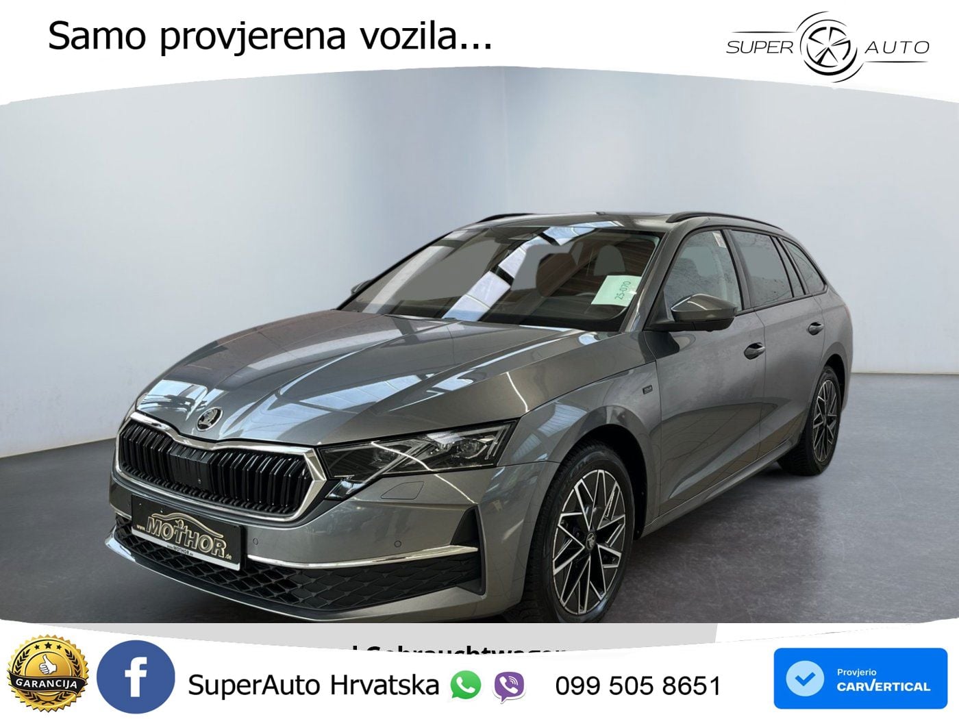 Škoda Octavia Combi 2.0 TDI (150 KS) DSG MATRIX+GR SJED+KAM
