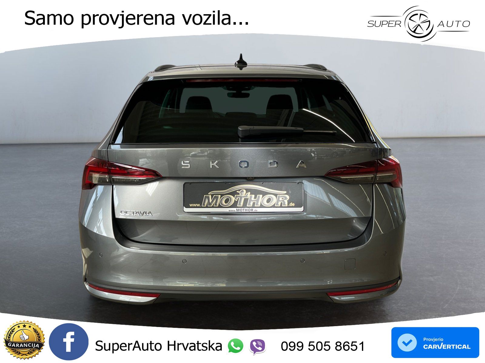 Škoda Octavia Combi 2.0 TDI (150 KS) DSG MATRIX+GR SJED+KAM