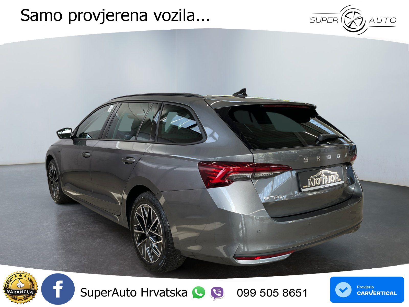 Škoda Octavia Combi 2.0 TDI (150 KS) DSG MATRIX+GR SJED+KAM