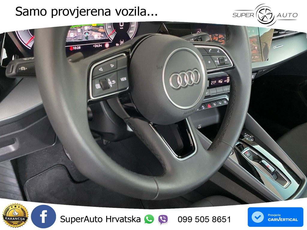 Audi A3 Limuzina 35 TFSI (150 KS) S tronic advanced LED+GR SJED+ACC