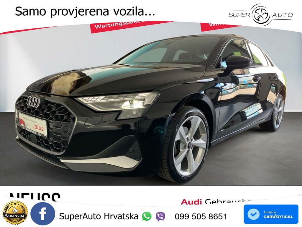 Audi A3 Limuzina 35 TFSI (150 KS) S tronic advanced LED+GR SJED+ACC
