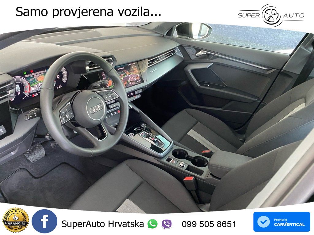 Audi A3 Limuzina 35 TFSI (150 KS) S tronic advanced LED+GR SJED+ACC