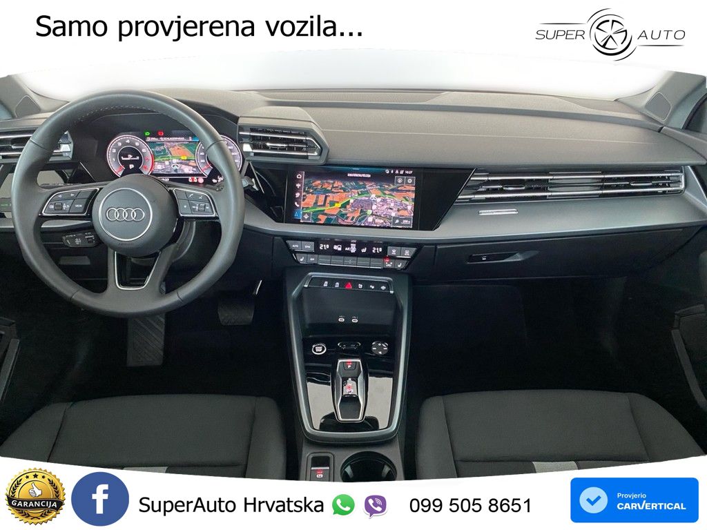 Audi A3 Limuzina 35 TFSI (150 KS) S tronic advanced LED+GR SJED+ACC