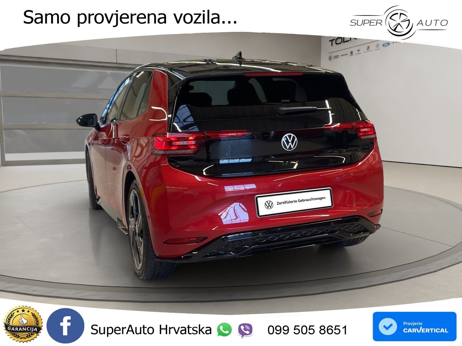 Volkswagen ID.3 GTX 84 kWh (286 KS)