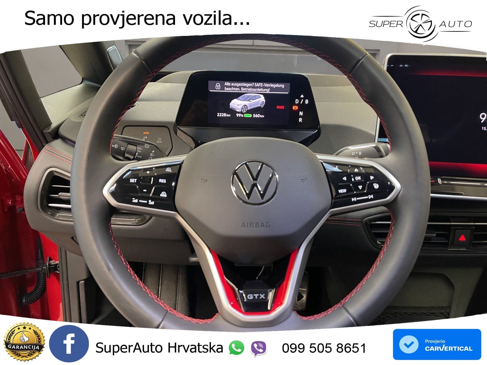 Volkswagen ID.3 GTX 84 kWh (286 KS)