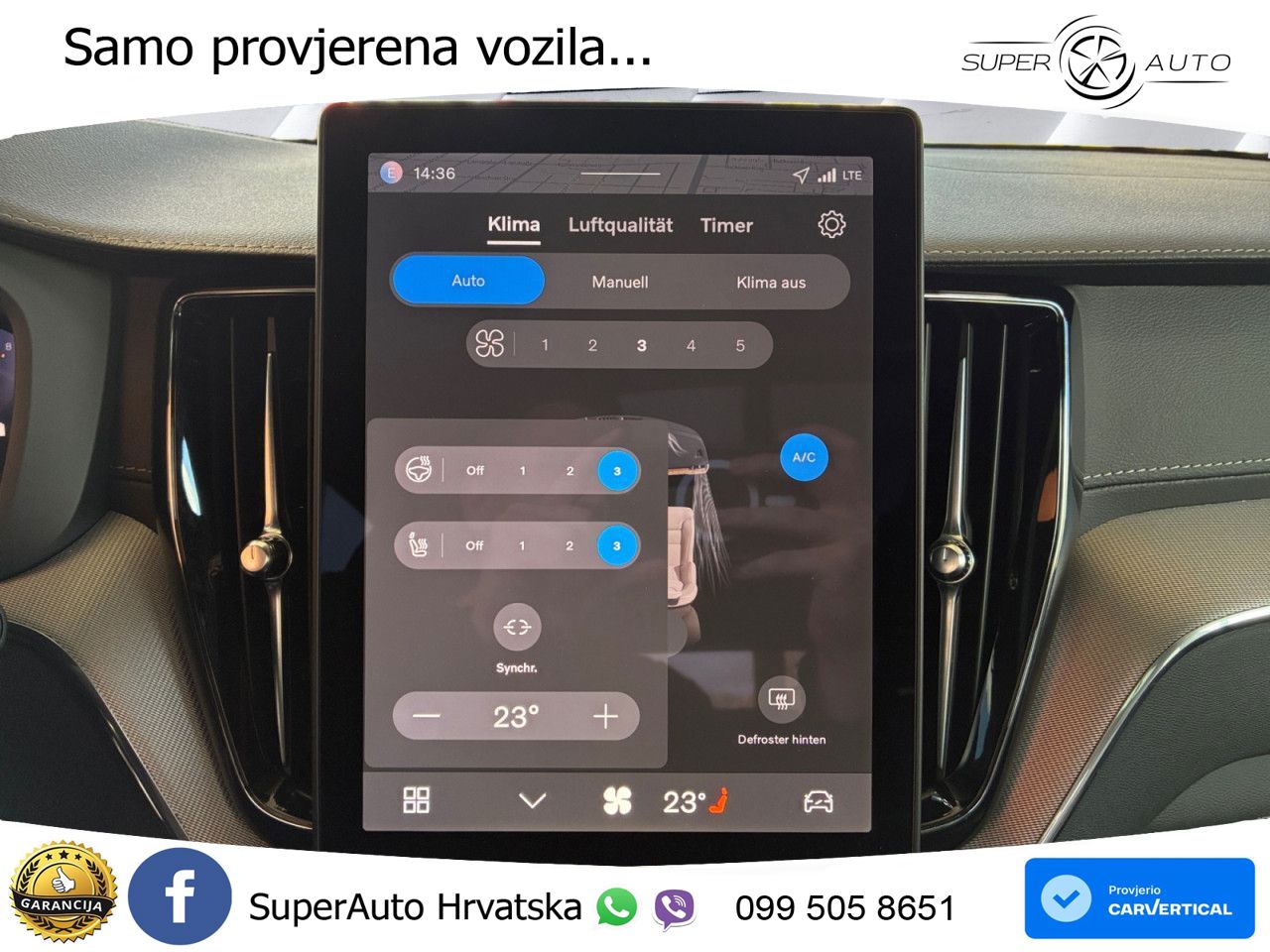 Volvo XC60 B5 Benzin AWD Geartronic ACC+HEAD+4xGR SJED+360+PANO