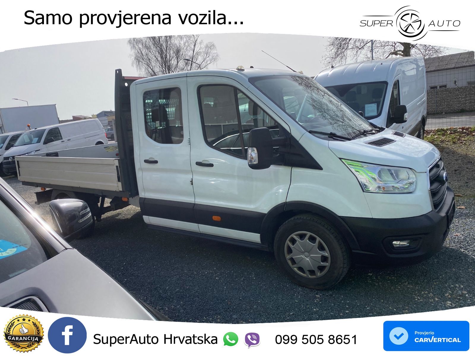Ford Transit Pritsche 350L3Doka,Trend,Leder,AHK,1Hd 131 KS