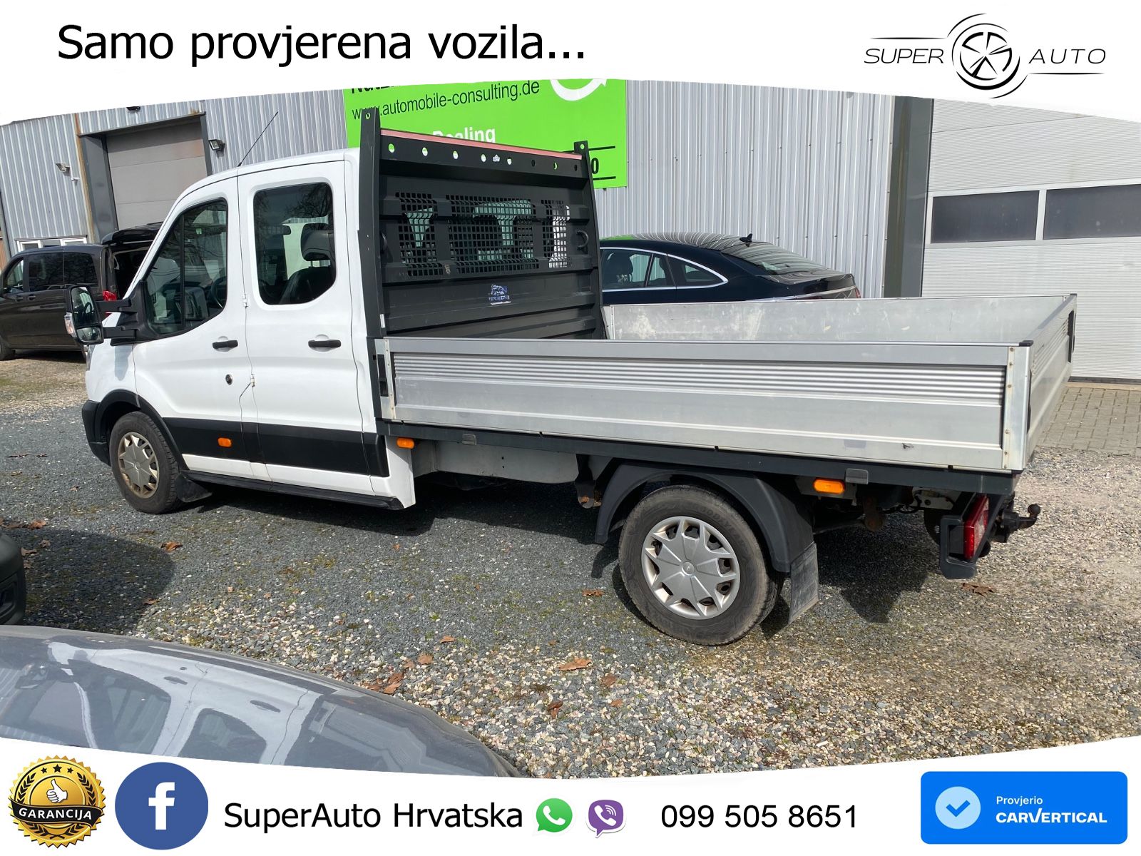 Ford Transit Pritsche 350L3Doka,Trend,Leder,AHK,1Hd 131 KS