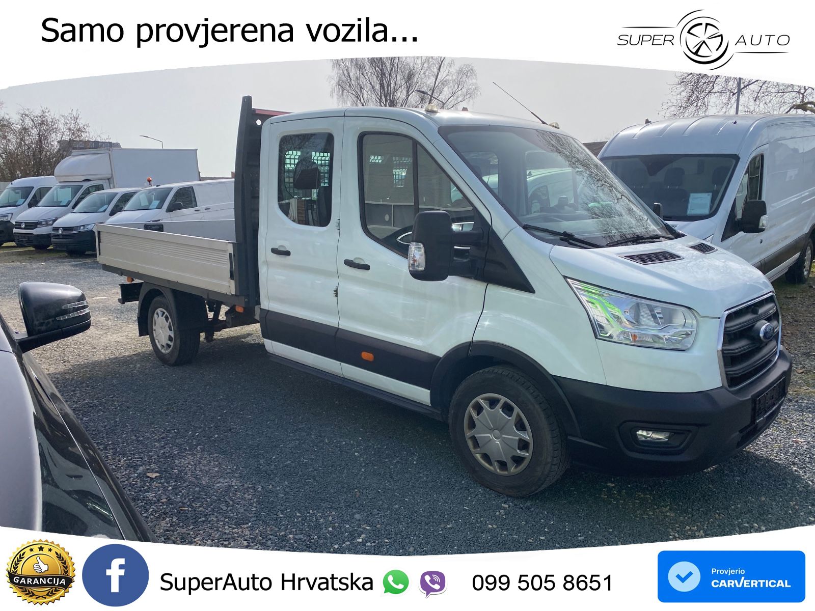 Ford Transit Pritsche 350L3Doka,Trend,Leder,AHK,1Hd 131 KS