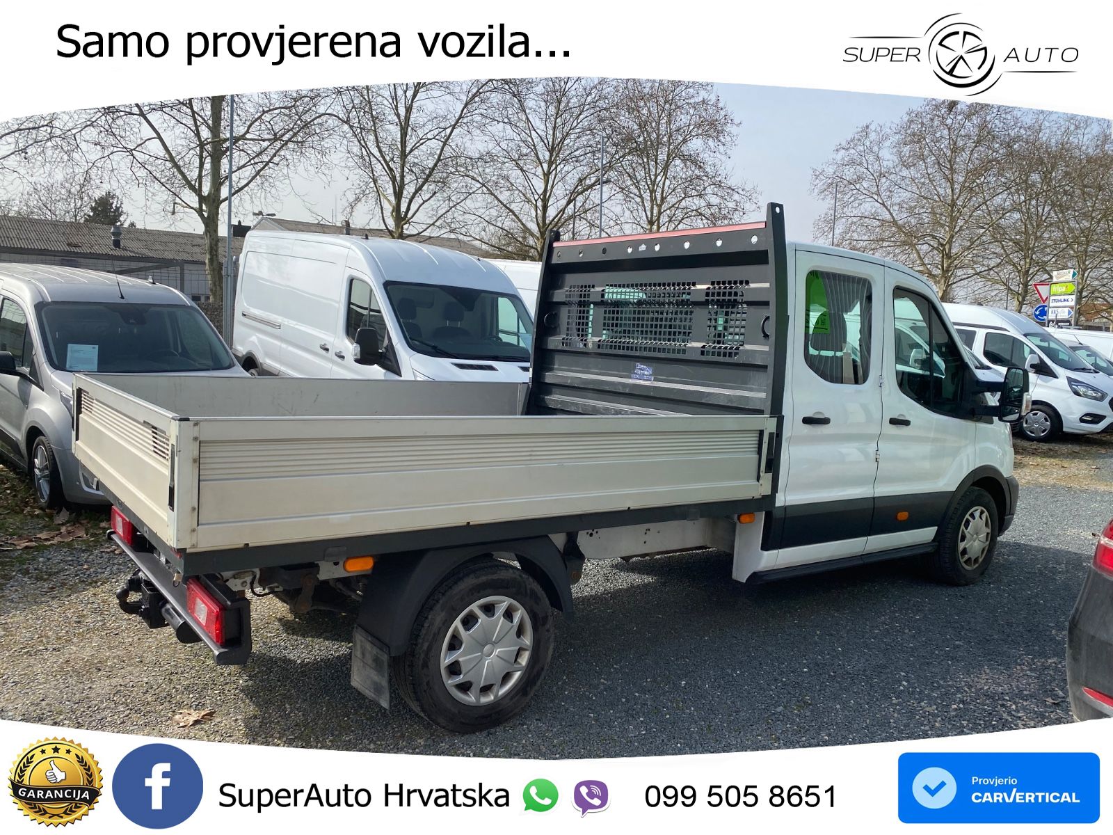 Ford Transit Pritsche 350L3Doka,Trend,Leder,AHK,1Hd 131 KS