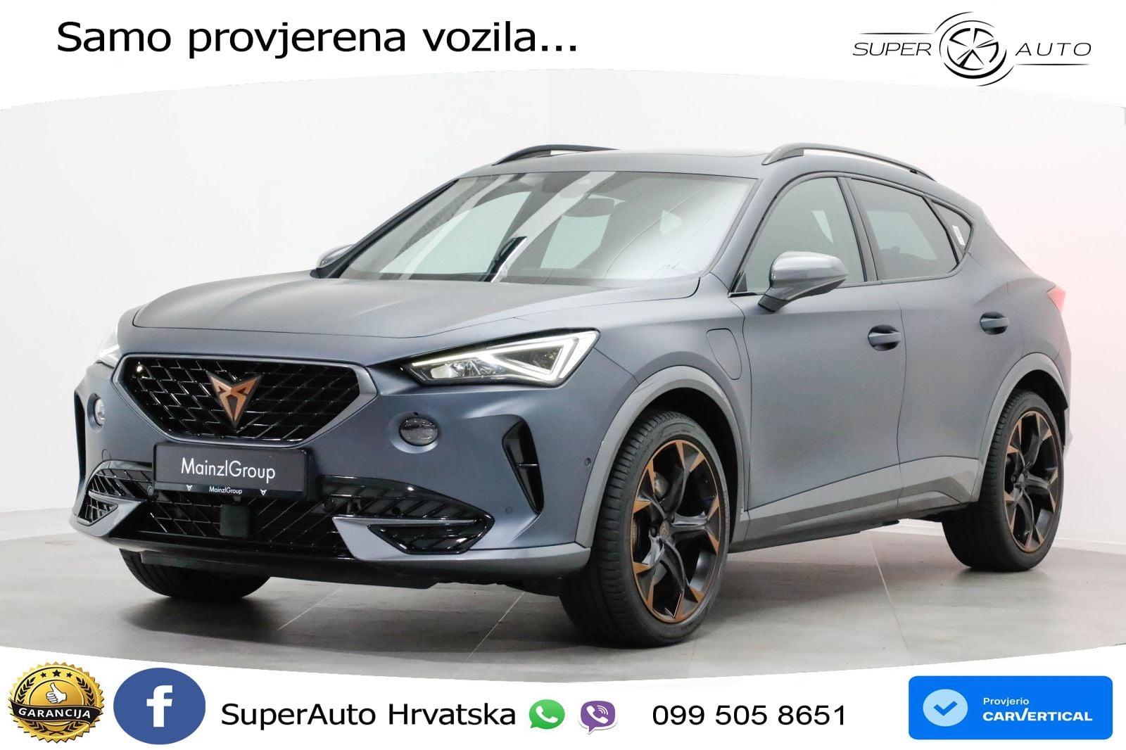 Cupra Formentor 1.4 TSI (245 KS) e-Hybrid DSG VZ LED+GR SJED+ACC