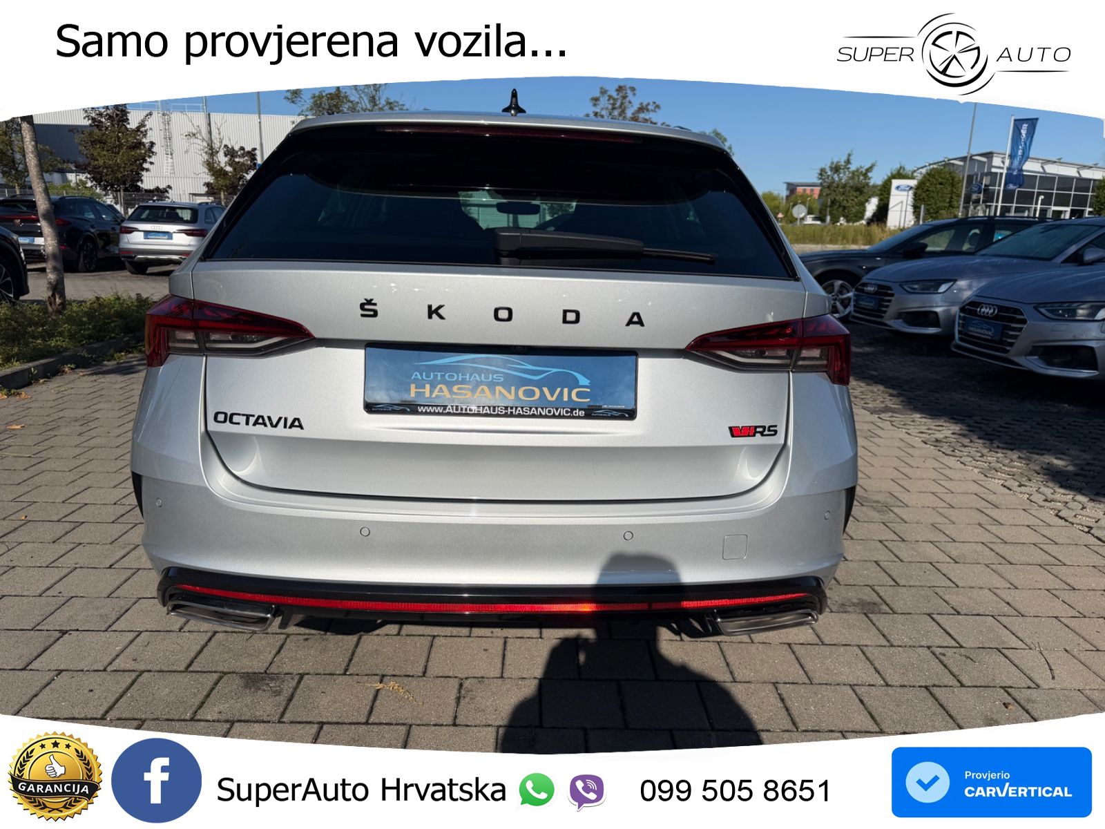 Škoda Octavia Combi RS 2.0 TDI (200 KS) DSG LED+GR SJED+ACC