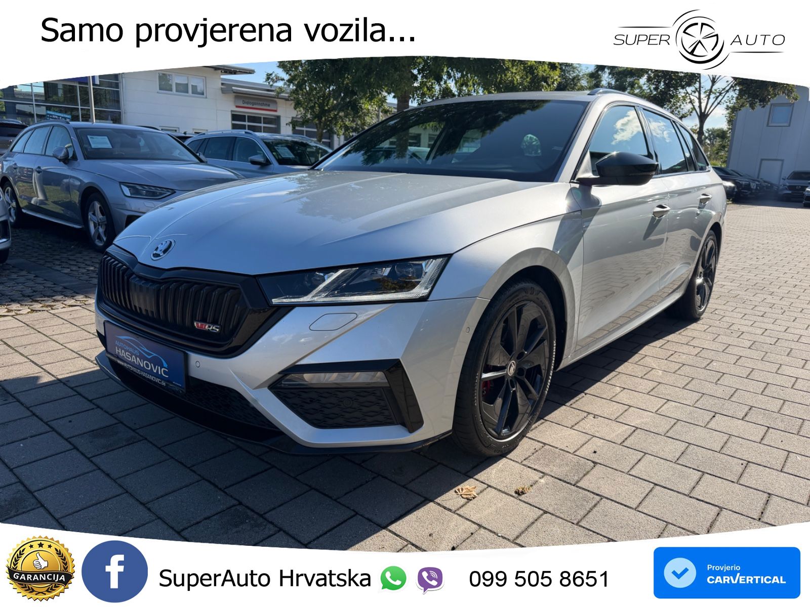 Škoda Octavia Combi RS 2.0 TDI (200 KS) DSG LED+GR SJED+ACC