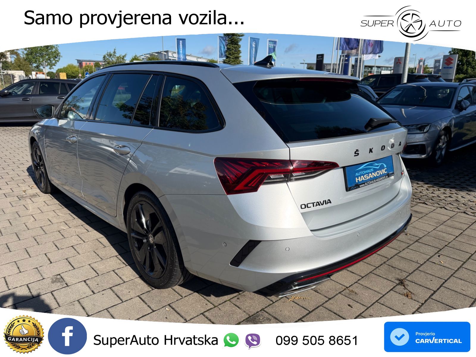 Škoda Octavia Combi RS 2.0 TDI (200 KS) DSG LED+GR SJED+ACC