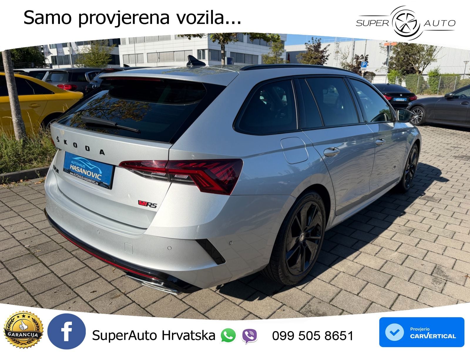 Škoda Octavia Combi RS 2.0 TDI (200 KS) DSG LED+GR SJED+ACC