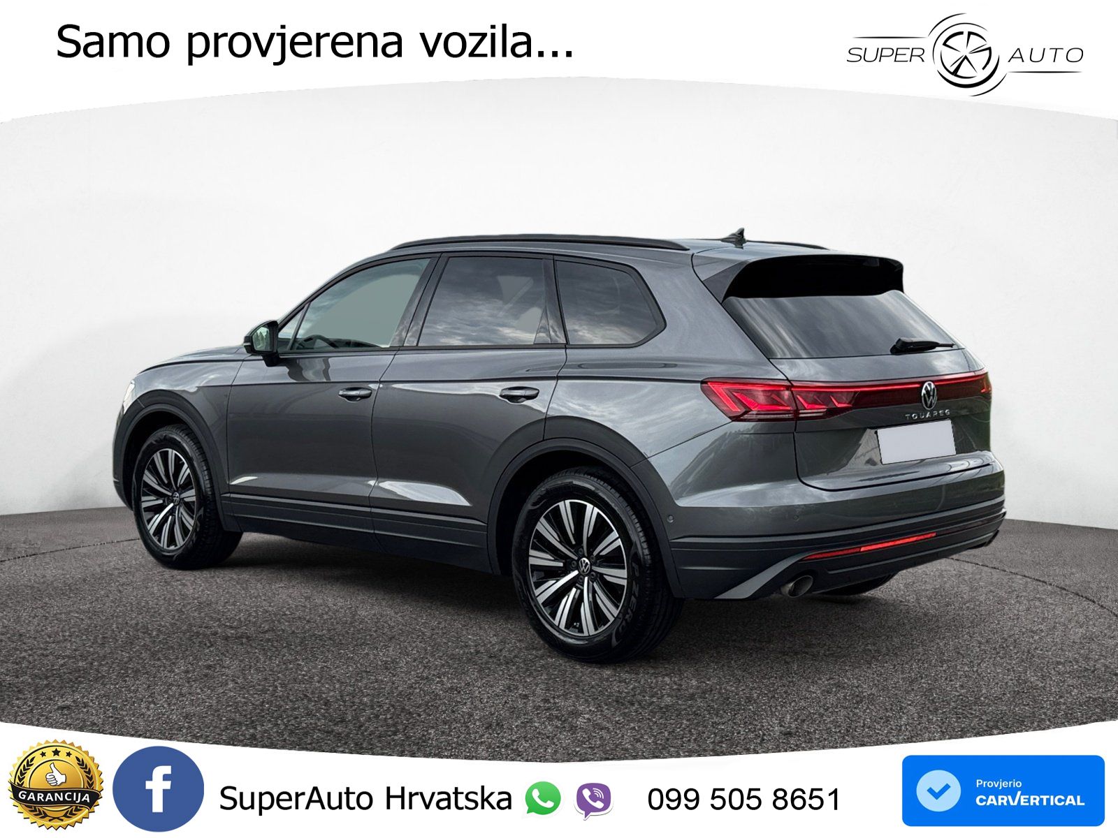 Volkswagen Touareg 3.0 V6 TDI (286 KS) 4MOTION Tiptronic ZRAČNI+ACC+GR SJED+KAM+PANO