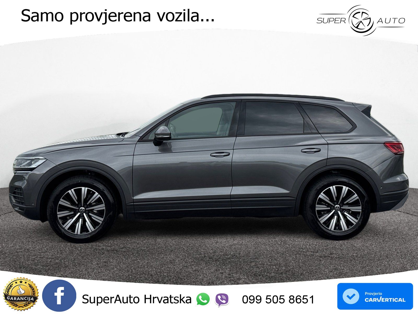 Volkswagen Touareg 3.0 V6 TDI (286 KS) 4MOTION Tiptronic ZRAČNI+ACC+GR SJED+KAM+PANO