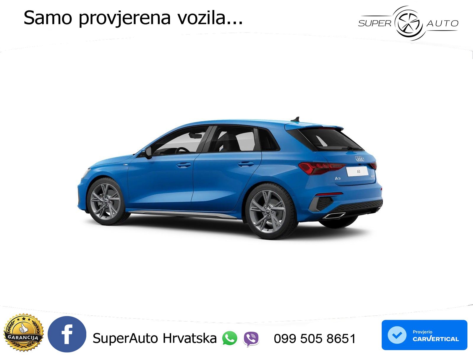 Audi A3 35 TFSI (150 KS) S line LED+GR SJED+ACC