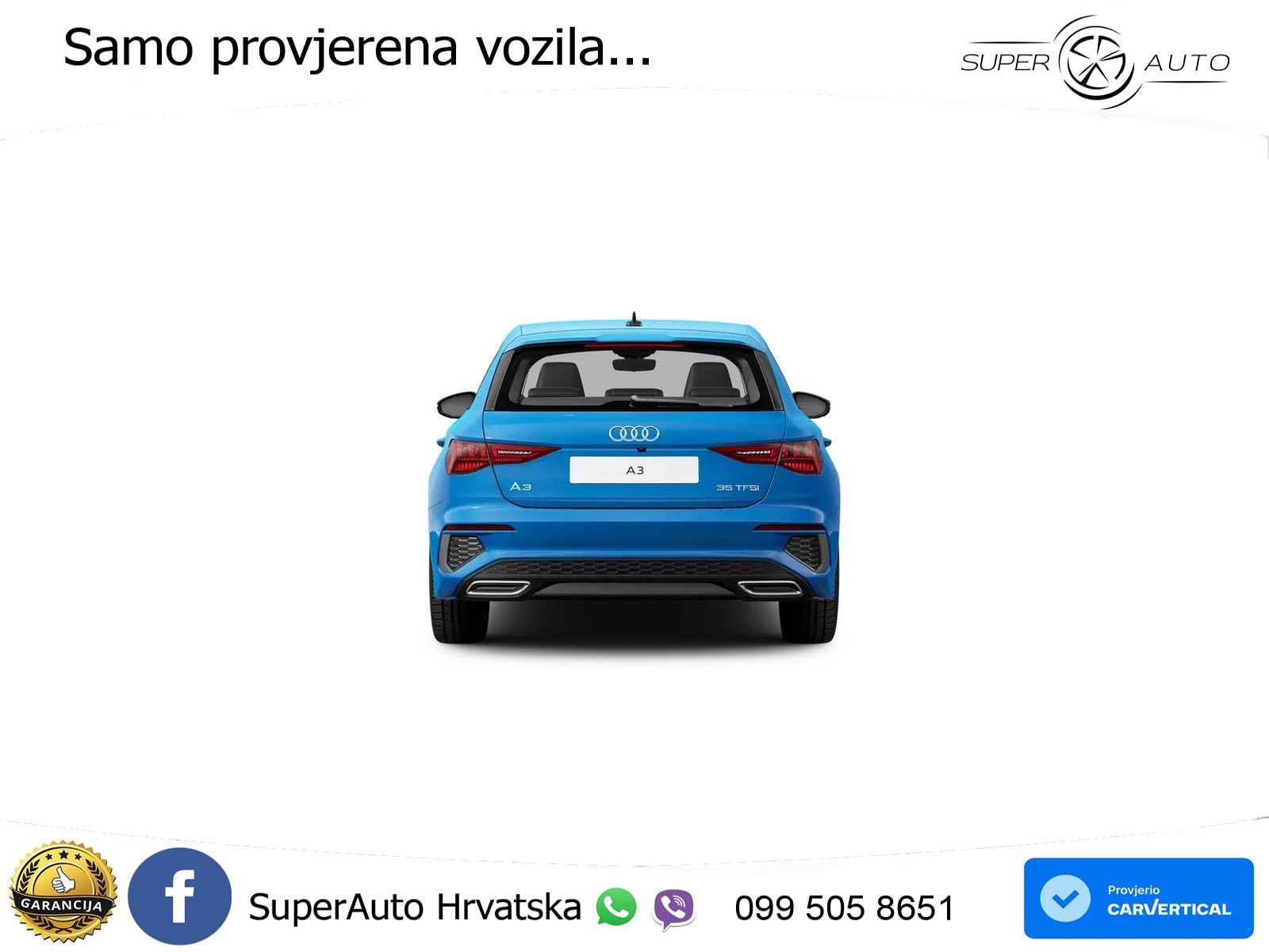 Audi A3 35 TFSI (150 KS) S line LED+GR SJED+ACC