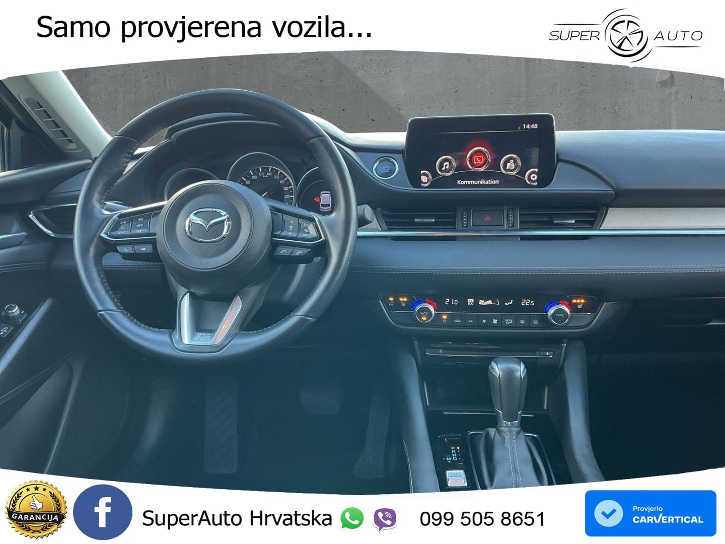 Mazda 6 Sport Combi 2.0 SKYACTIV-G (165 KS) SKYACTIV-Drive LED+GR SJED+ACC