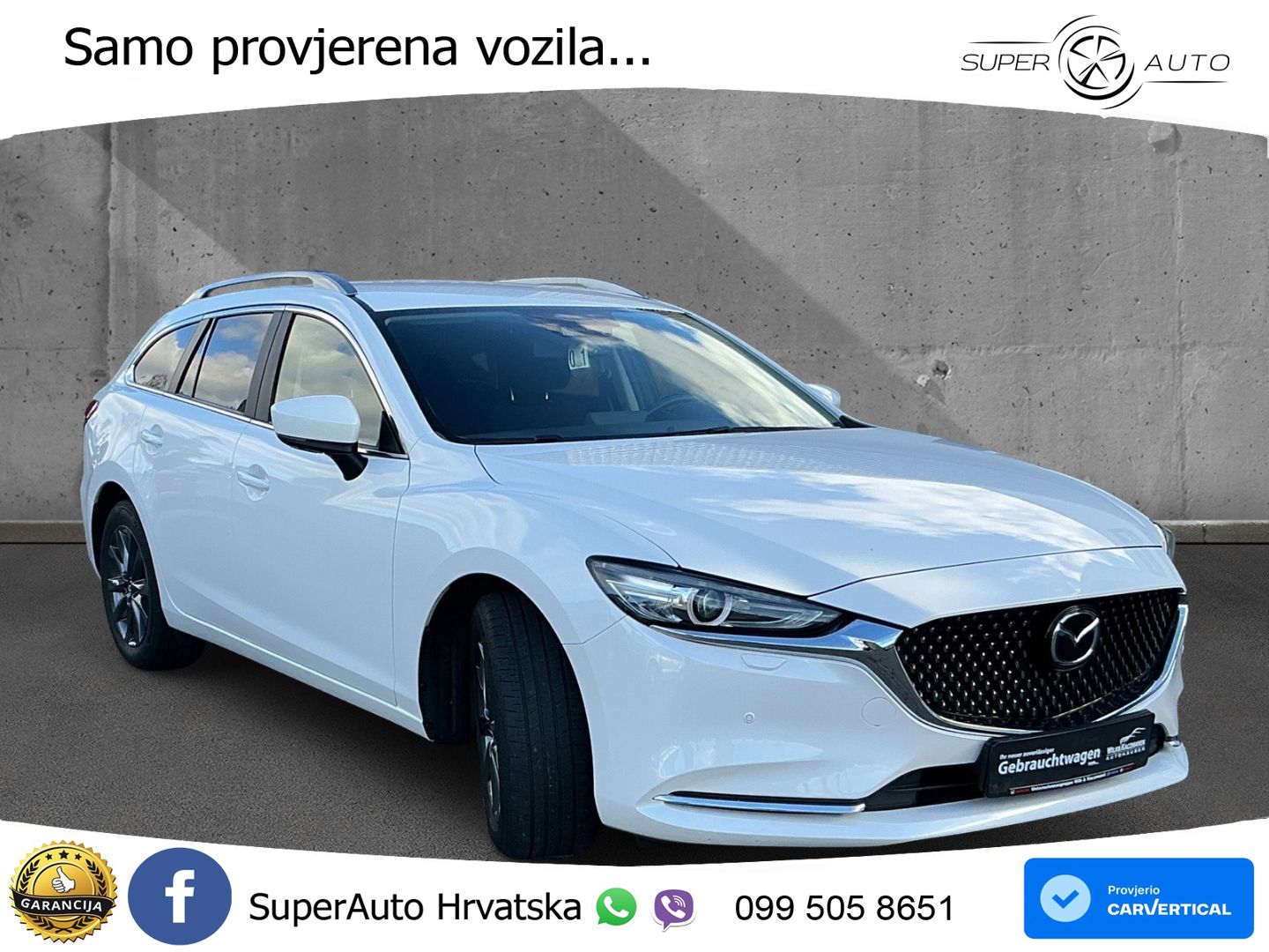 Mazda 6 Sport Combi 2.0 SKYACTIV-G (165 KS) SKYACTIV-Drive LED+GR SJED+ACC
