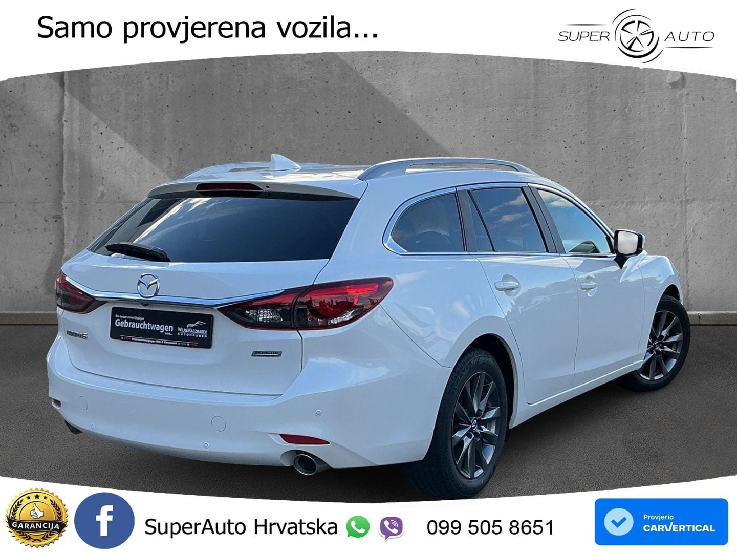 Mazda 6 Sport Combi 2.0 SKYACTIV-G (165 KS) SKYACTIV-Drive LED+GR SJED+ACC