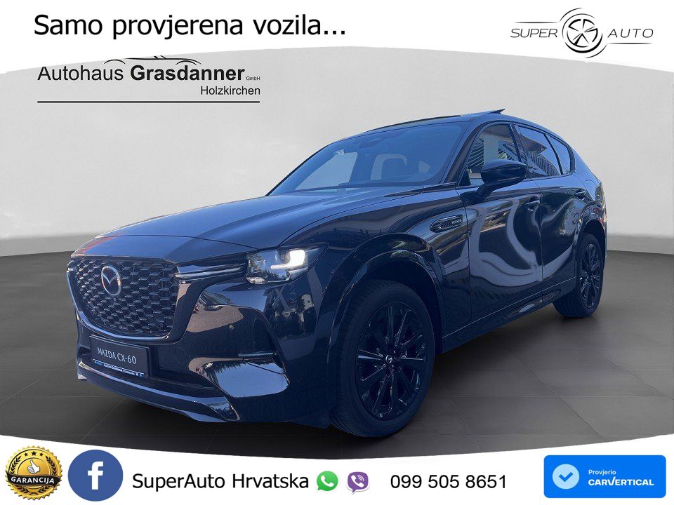 Mazda CX-60 3.3 e-Skyactiv D (254 KS) AWD Automatic MATRIX+GR SJED+KAM