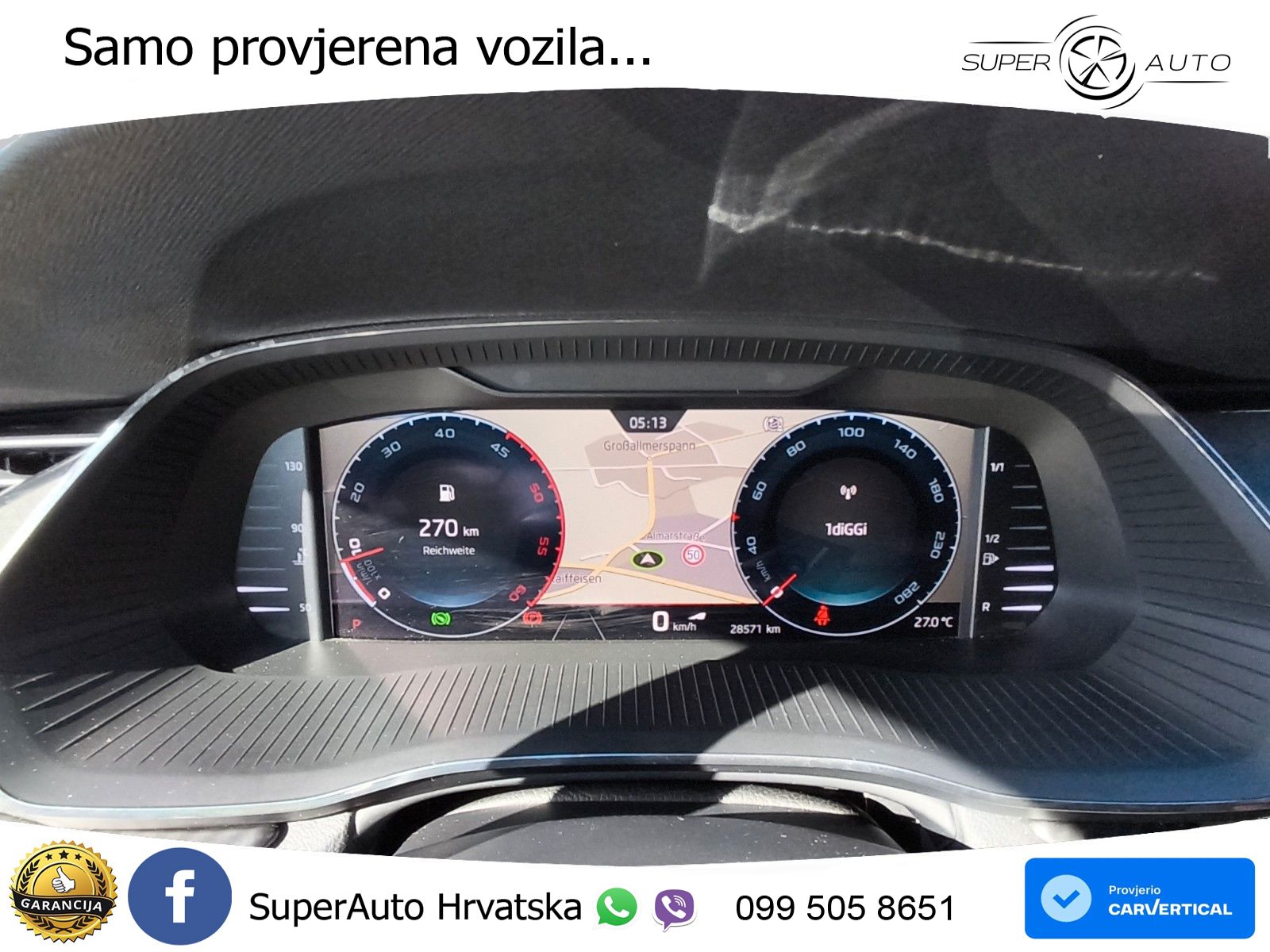 Škoda Octavia Combi RS 2.0 TDI (200 KS) 4x4 DSG LED+GR SJED+ACC