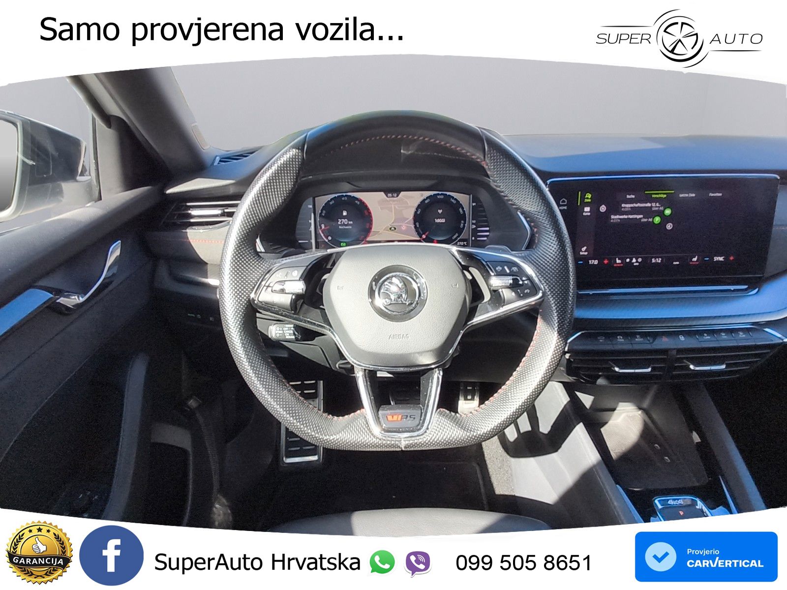 Škoda Octavia Combi RS 2.0 TDI (200 KS) 4x4 DSG LED+GR SJED+ACC