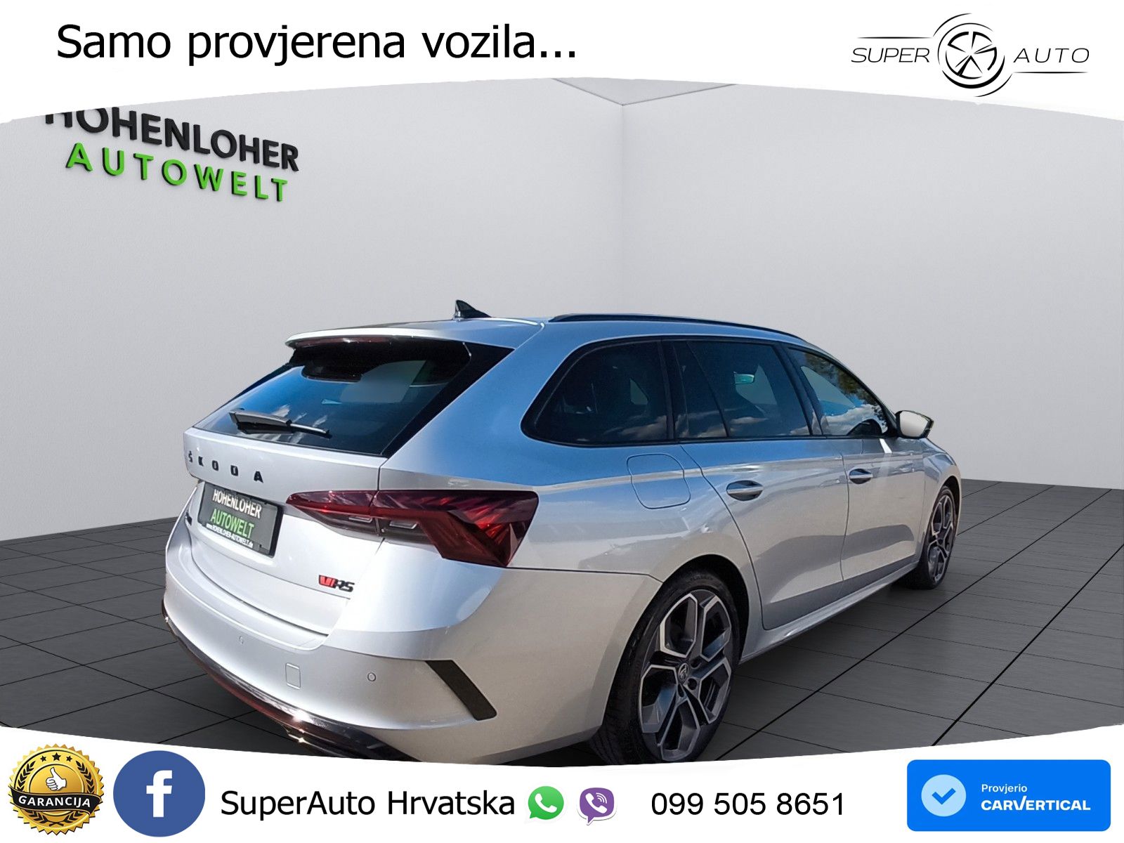 Škoda Octavia Combi RS 2.0 TDI (200 KS) 4x4 DSG LED+GR SJED+ACC