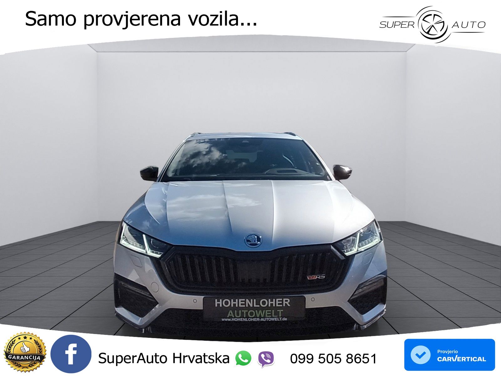 Škoda Octavia Combi RS 2.0 TDI (200 KS) 4x4 DSG LED+GR SJED+ACC