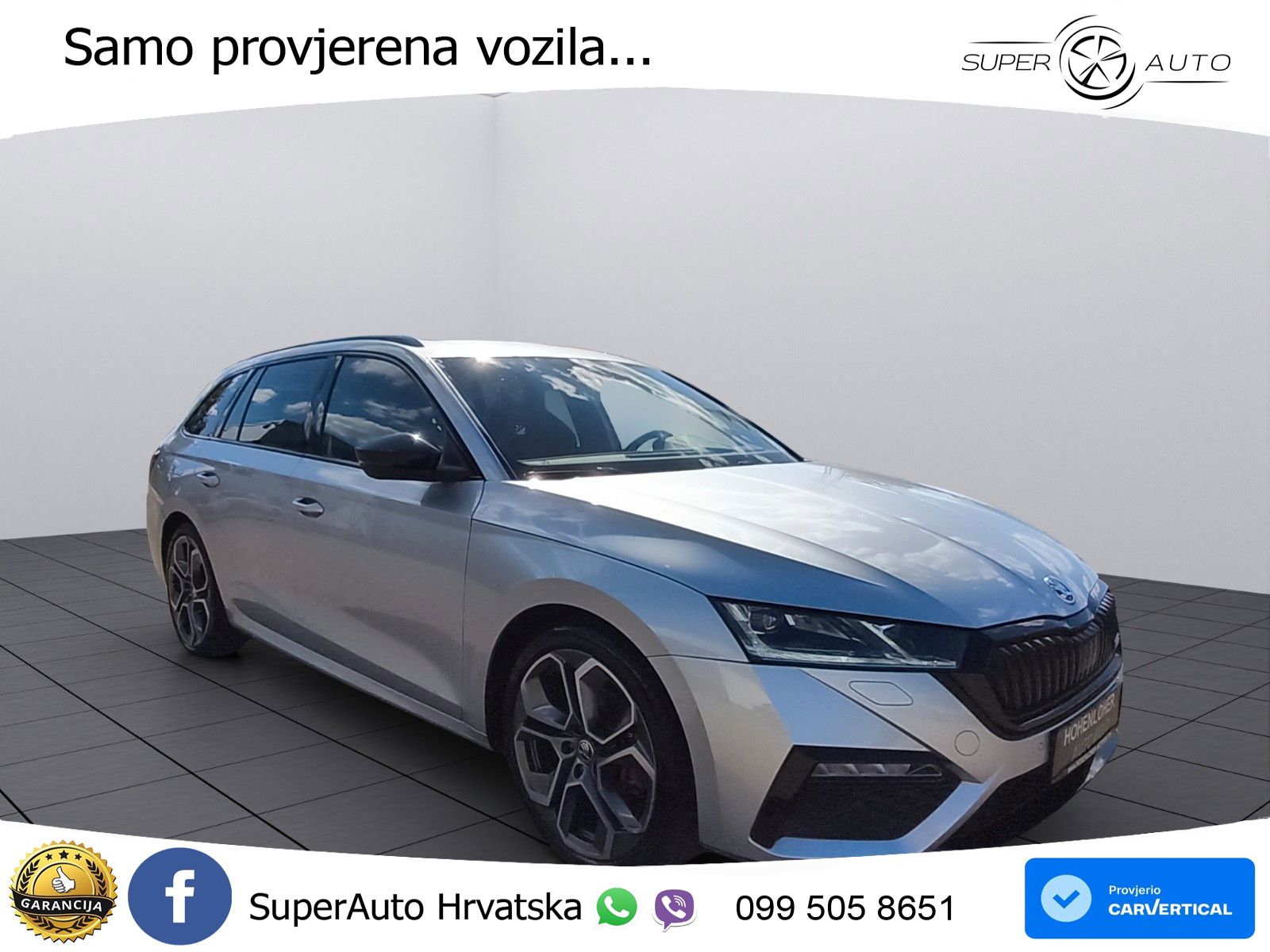 Škoda Octavia Combi RS 2.0 TDI (200 KS) 4x4 DSG LED+GR SJED+ACC